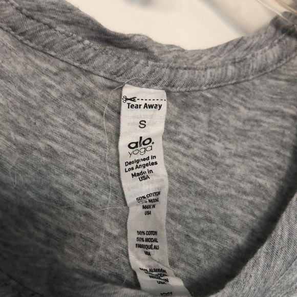 ALO Yoga Namaste Naked muscle tank | S | Gray - Picture 2 of 5